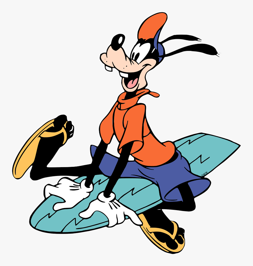Mickey Mouse Goofy Surfing, HD Png Download, Free Download