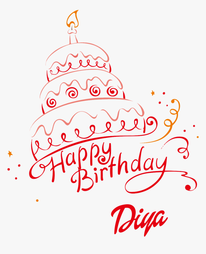 Diya 3d Letter Png Name - Name Happy Birthday Ram, Transparent Png, Free Download