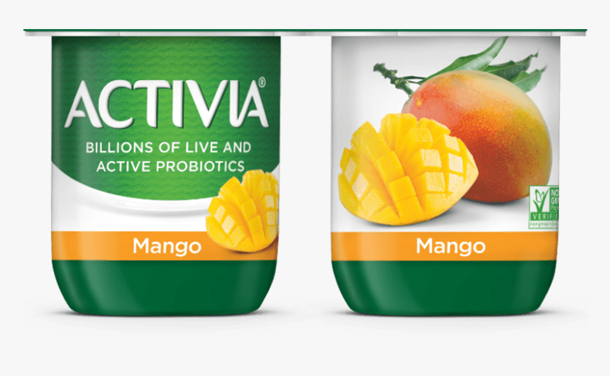 Activia Probiotic Blended Lowfat Yogurt Mango - Activia Probiotic Yogurt, HD Png Download, Free Download
