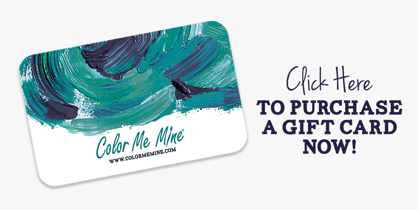 Card - Color Me Mine Gift Card, HD Png Download, Free Download