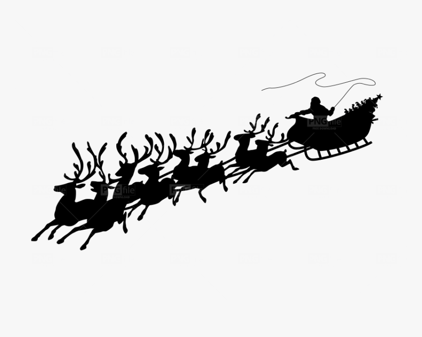 Santa Claus Flying Png, Transparent Png, Free Download
