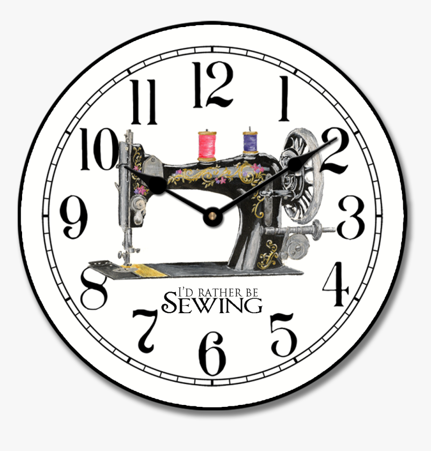 Sewing Room Clock - Silent Wall Clock Australia, HD Png Download, Free Download