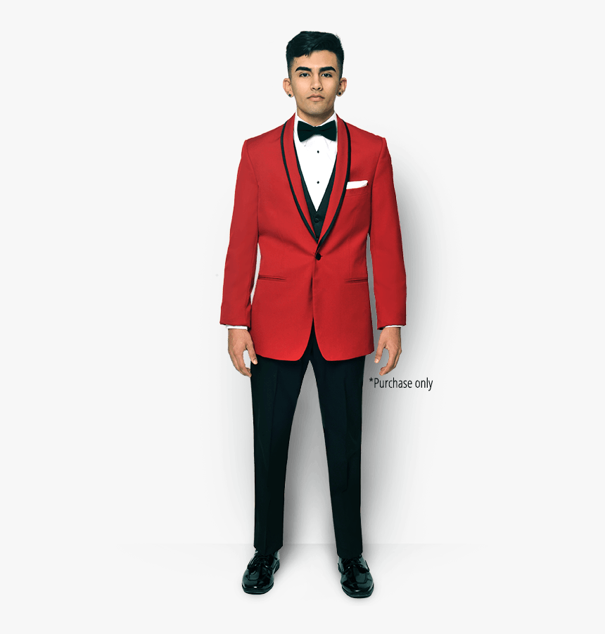White And Red Tuxedo For Groom, HD Png Download, Free Download