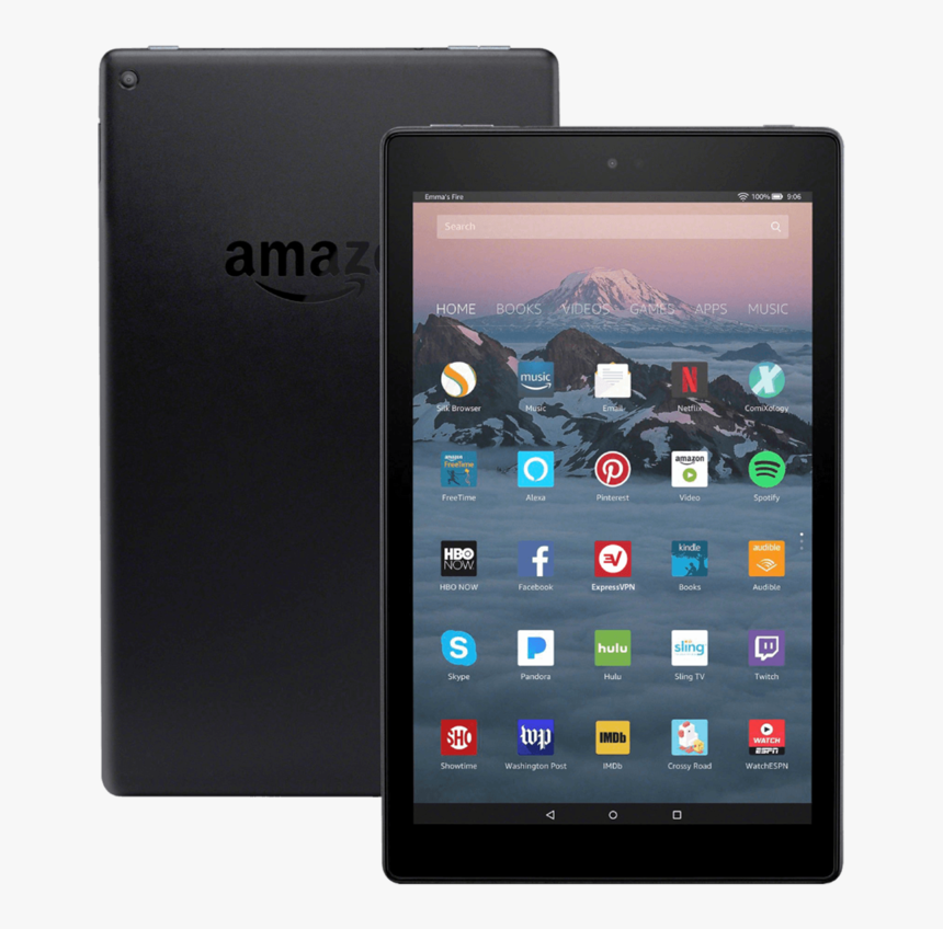 Amazon Fire Hd 10 Red, HD Png Download, Free Download