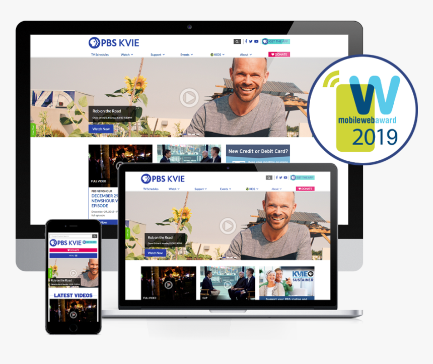 Capitol Tech Solutions Wins 2019 Best Mobile Website - Television, HD Png Download, Free Download