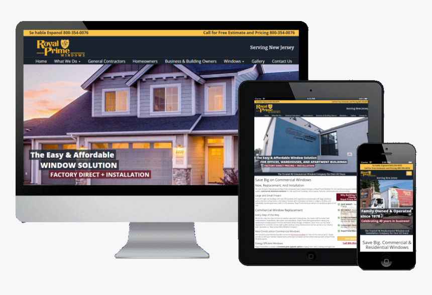 New Jersey Web Design - Business Website Design, HD Png Download, Free Download