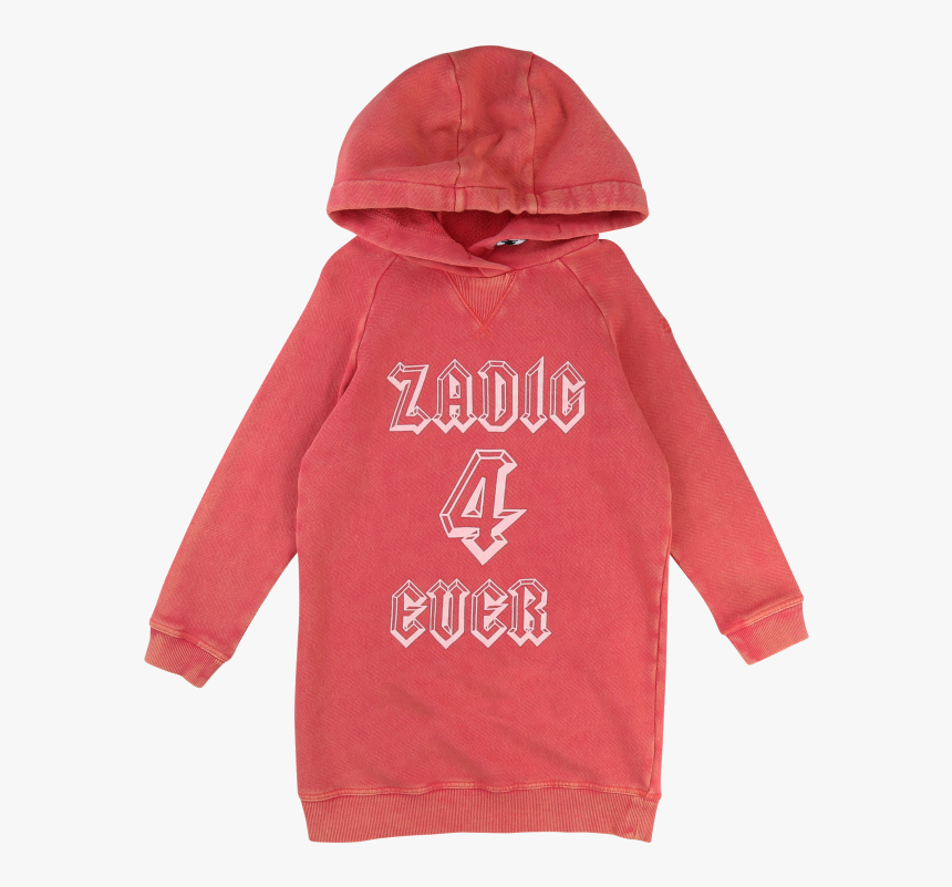 Zadig & Voltaire Kids Sweat Dress 4ever - Hoodie, HD Png Download, Free Download