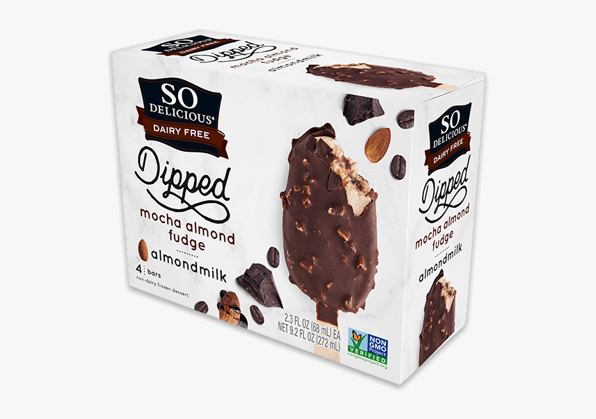 Mocha Almond Fudge Bar With Almondmilk"
 Class="pro-xlgimg - So Delicious Cashew Milk Ice Cream Bars, HD Png Download, Free Download