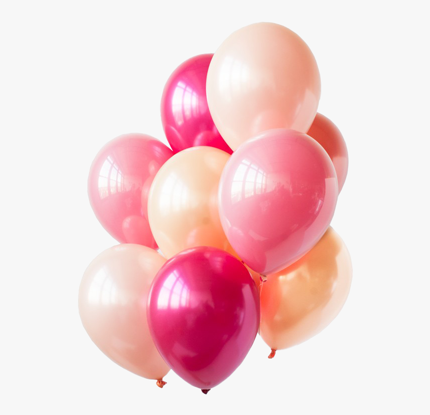 Pink Party Balloons Png, Transparent Png, Free Download