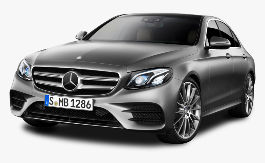 Grey Mercedes Benz E Class Car Png Image - 2016 Cls 400, Transparent Png, Free Download