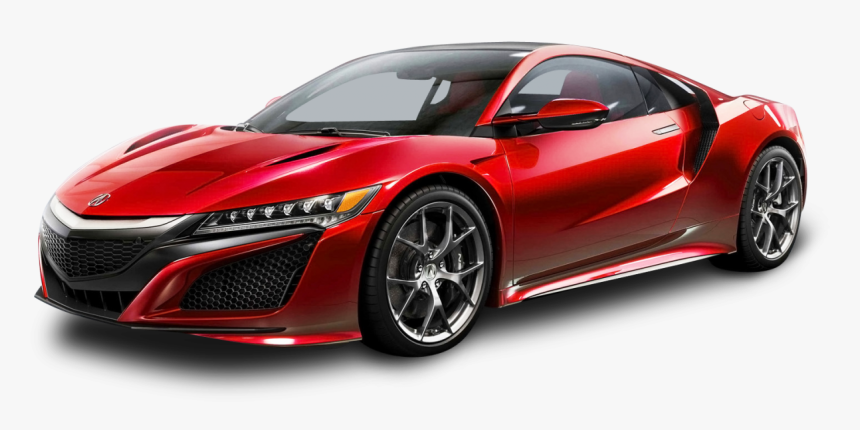 Acura Nsx Red Car Png Image - 2018 Acura Sports Cars, Transparent Png, Free Download