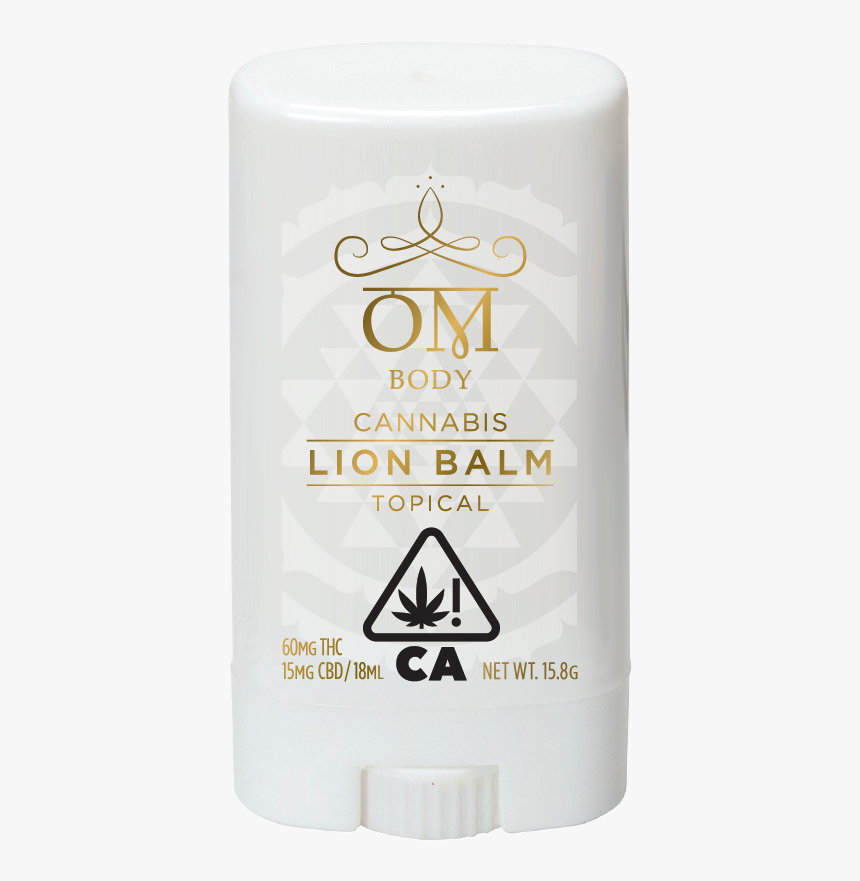 Om Lionbalm 1oztwist 080318-02 - Bottle, HD Png Download, Free Download