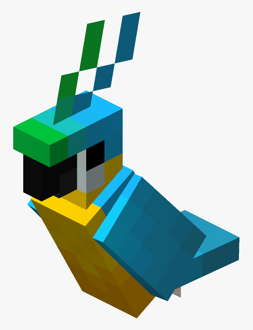 White Minecraft Parrot, HD Png Download, Free Download