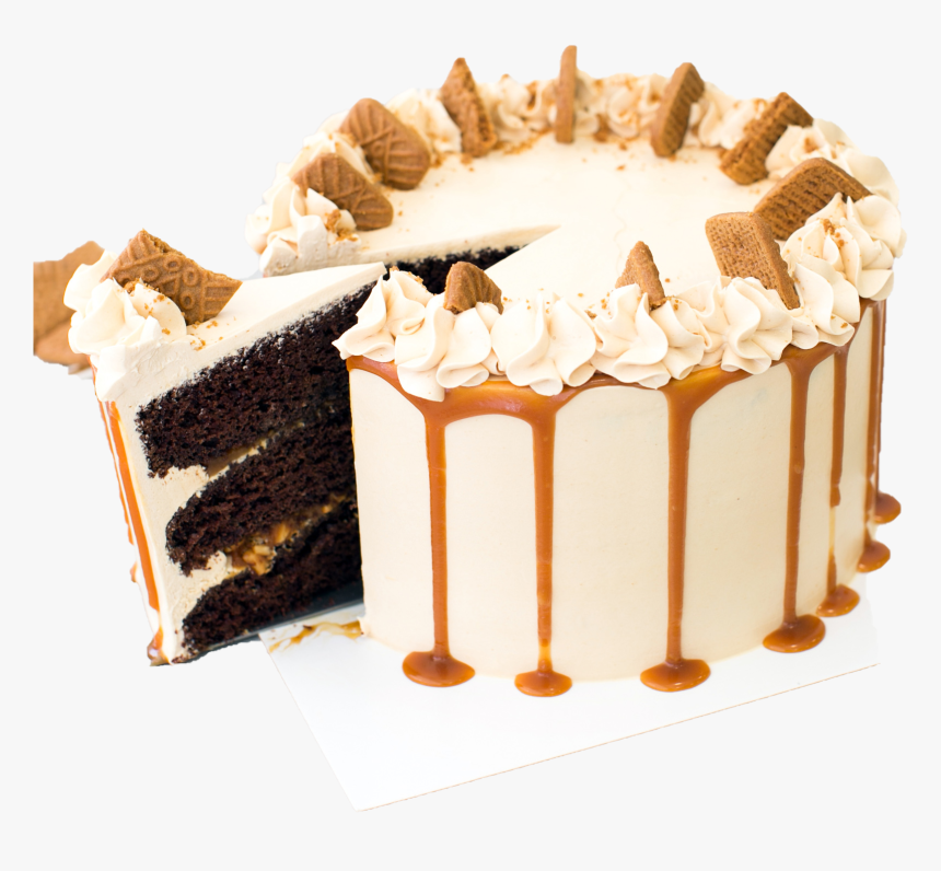 Caramel Cake Png Free Download - Salted Caramel Cake Bakersbrew, Transparent Png, Free Download