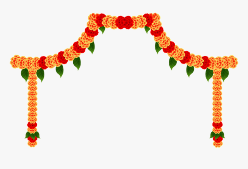 Free Png Download India Floral Decor Clipart Png Photo - Transparent Flower Garland Png, Png Download, Free Download