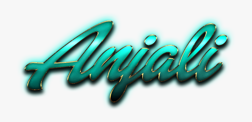 Anjali Name Logo Png - Graphic Design, Transparent Png, Free Download