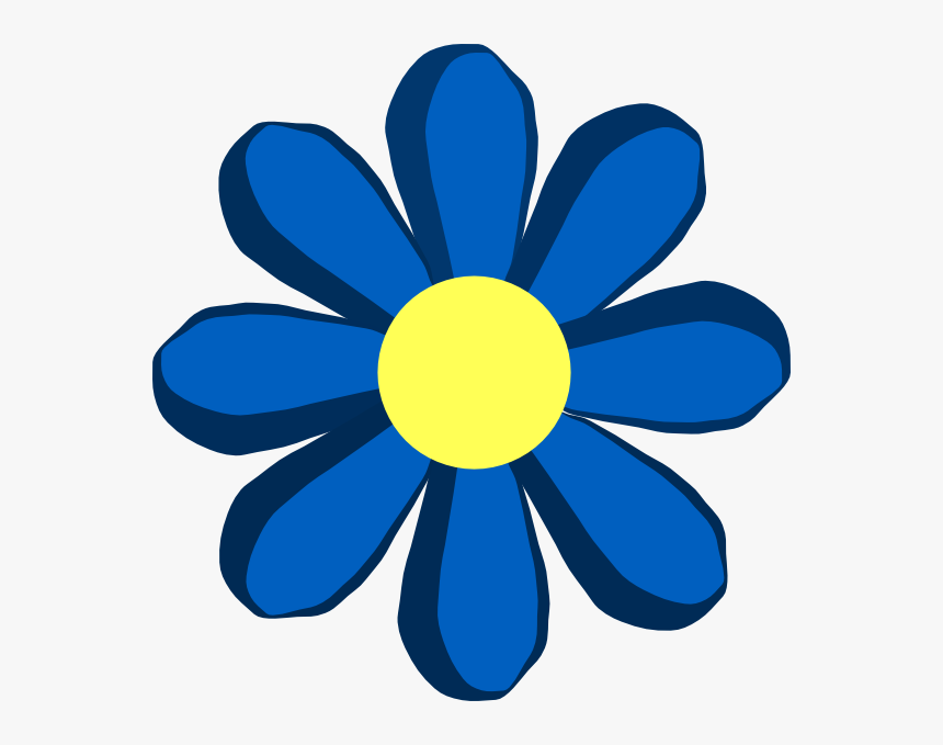 Blue Spring Flower Svg Clip Arts - Spring Clipart Flower, HD Png Download, Free Download