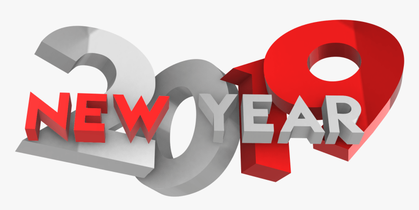 Happy New Year 3d Png - Graphic Design, Transparent Png, Free Download