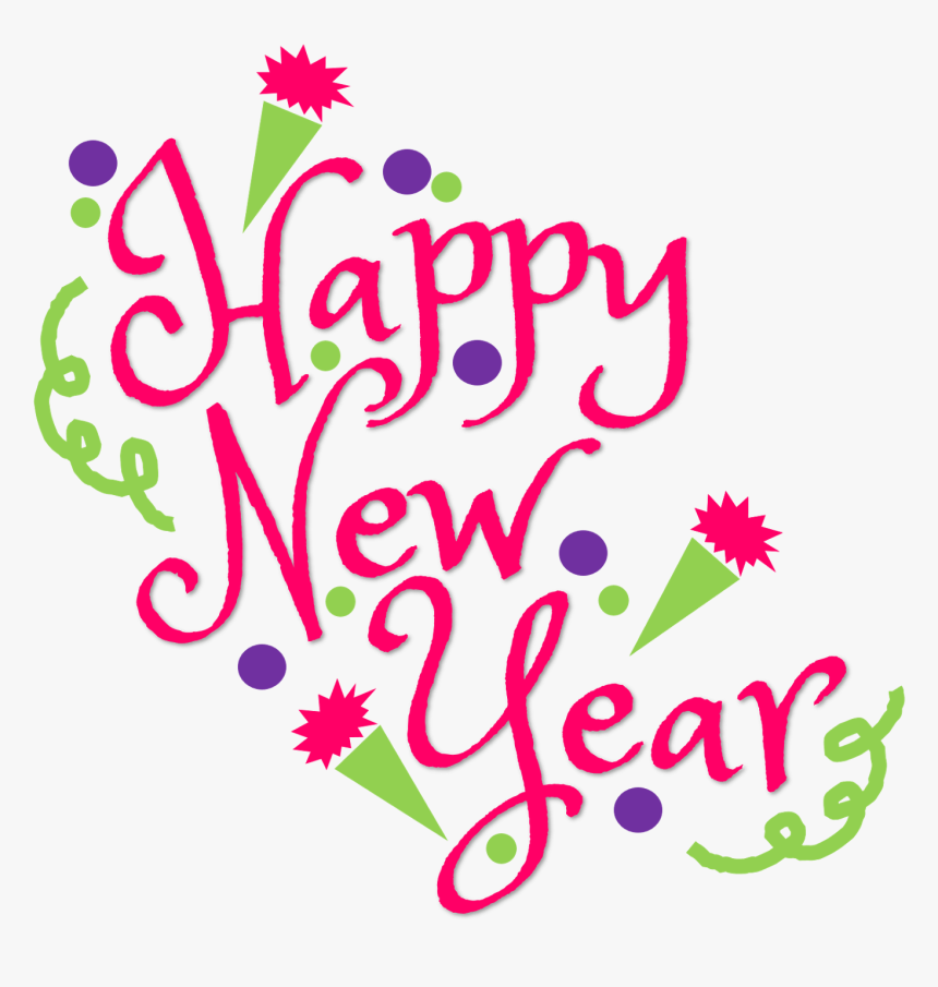 Happy New Year Clipart Sign - Happy New Year Png, Transparent Png - kindpng
