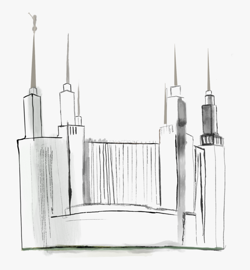 Dc Temple Png Copy - Sketch, Transparent Png, Free Download