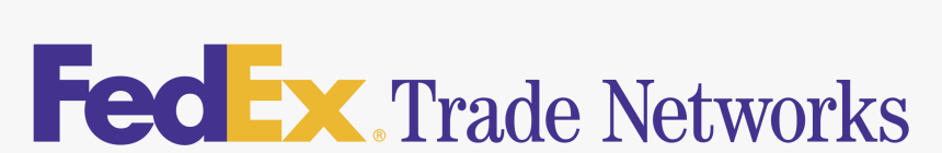 Fedex Trade Networks Logo Png Transparent - Fedex, Png Download, Free Download