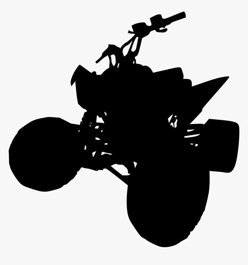 Atv Quad Bike Silhouette 4 - Gun Barrel, HD Png Download, Free Download