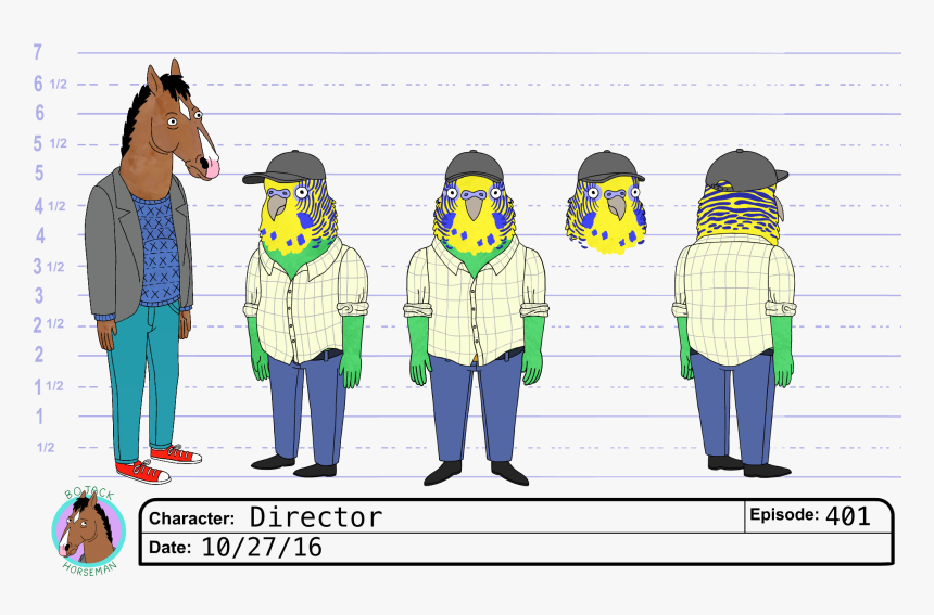 Bojack Horseman Character Sheet, HD Png Download, Free Download