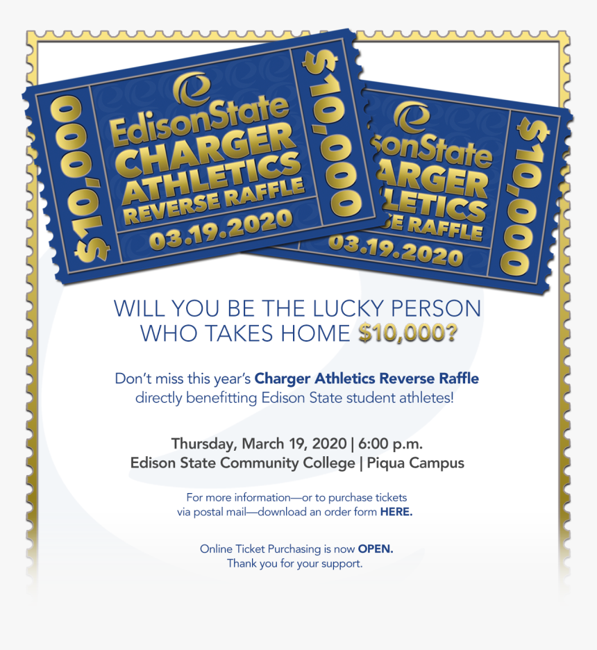 Charger Reverse Raffle - Poster, HD Png Download, Free Download