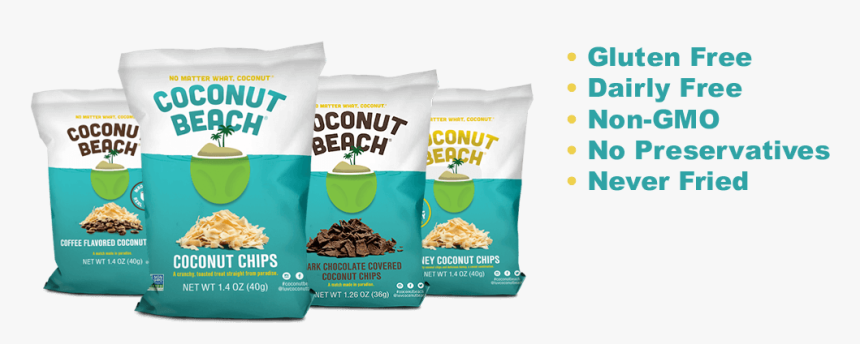 Coconut Beach Coconut Chips, HD Png Download, Free Download