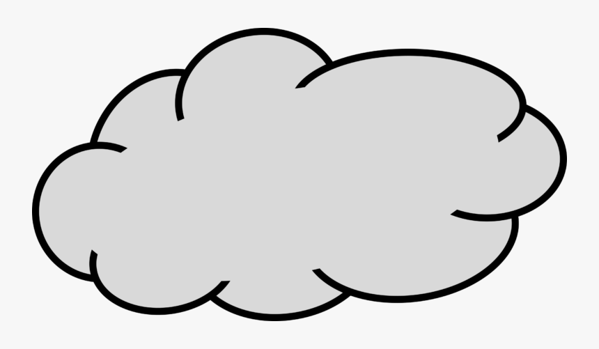 Grey Cloud Clipart, HD Png Download, Free Download