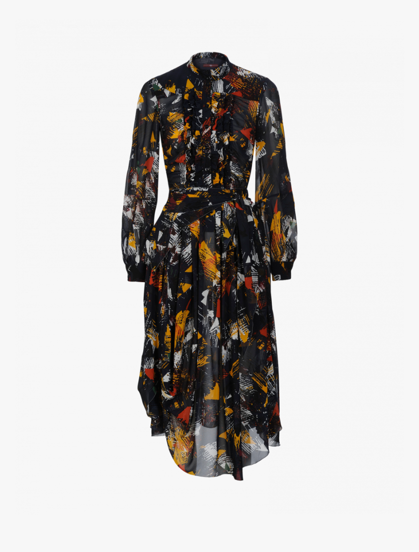 High Tech Brilliance Shirt Waist Dress In Abstract, HD Png Download ...