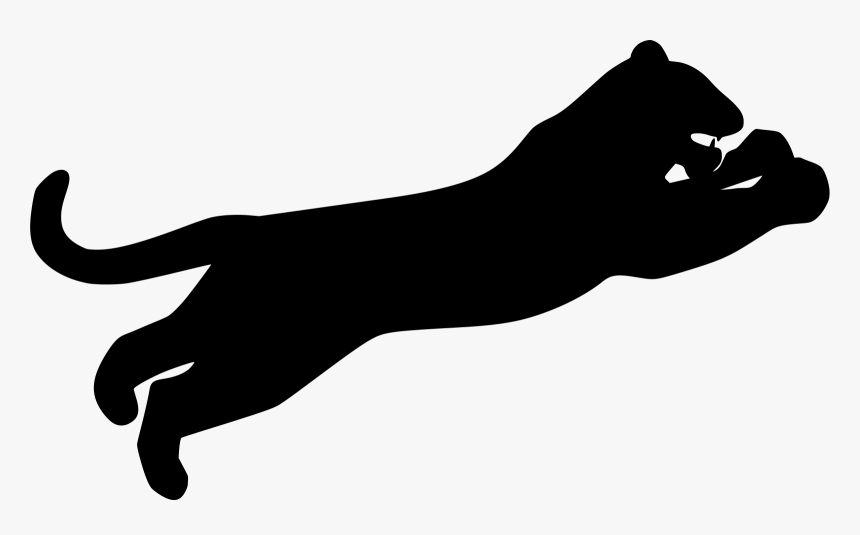 Leaping Puma Icon - Panther Clipart, HD Png Download, Free Download