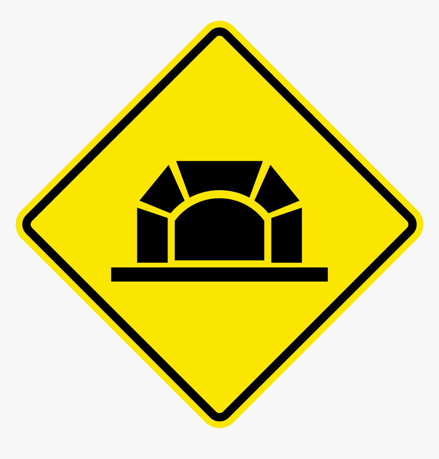 Yellow Road Signs And Meanings Car, HD Png Download, Free Download