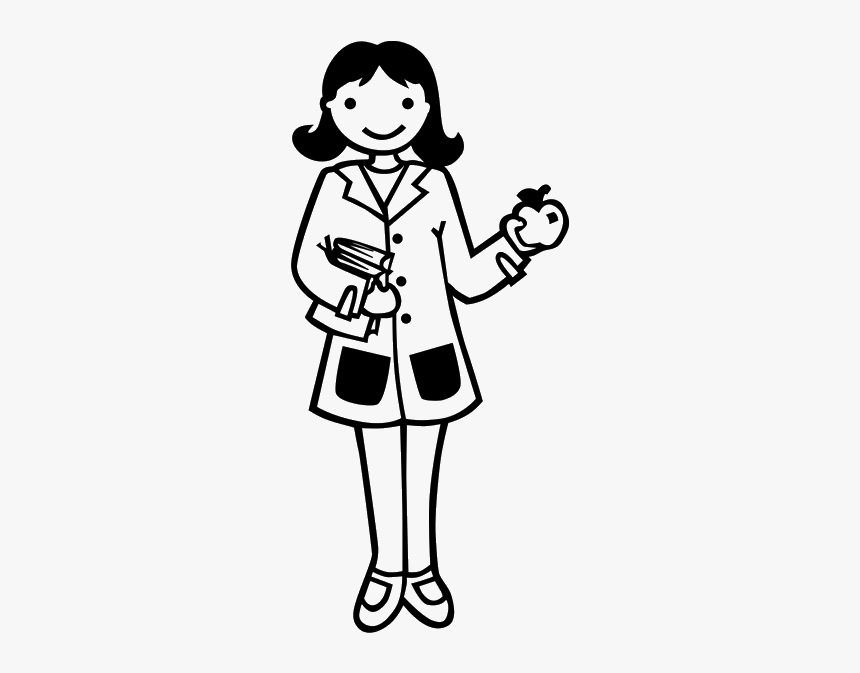 School Teacher Teaching Clip Art - Teacher Clipart Black And White Transparent, HD Png Download, Free Download