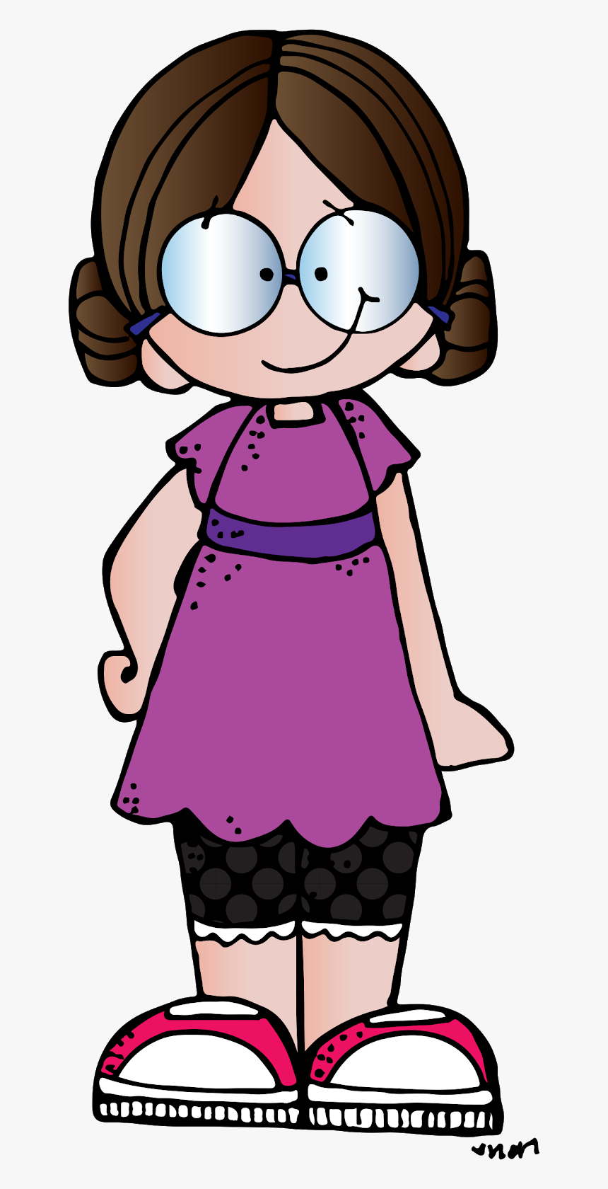 The 2 Teaching Divas - Melonheadz Teacher With Glasses Clipart, HD Png Download, Free Download