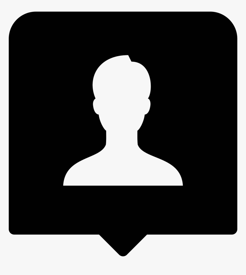 User Location Filled Icon - Silhouette, HD Png Download, Free Download