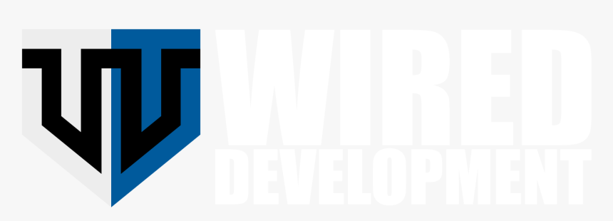 Wired Development Logo And Text Large - Majorelle Blue, HD Png Download, Free Download