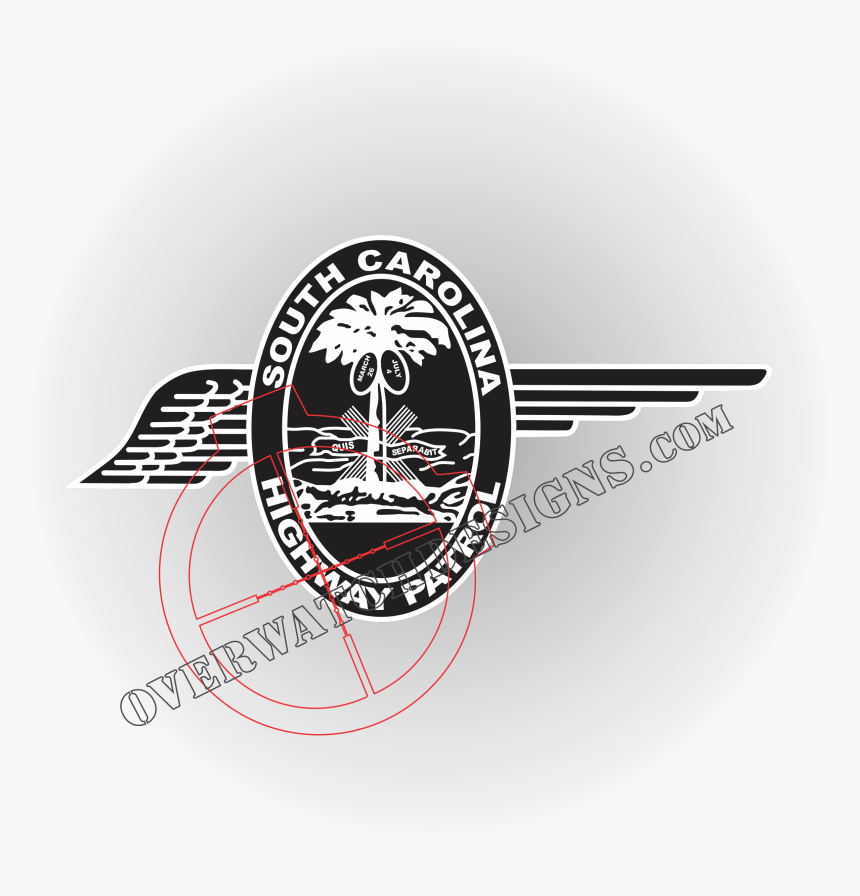 South Carolina Highway Patrol Sticker Black - Coalition, HD Png Download, Free Download