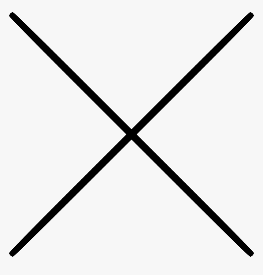 Cancel Close Cross Delete For Multiplication Remove - Thin X Mark Svg, HD Png Download, Free Download