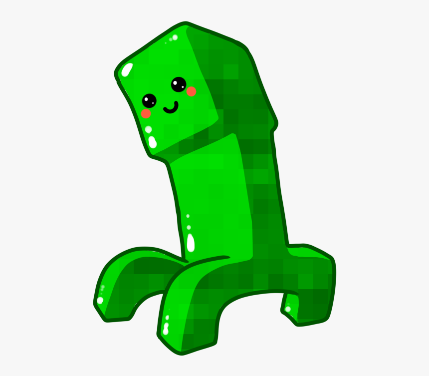 Clipart Free Download Chibi Creeper By Ronindude On - Minecraft Creeper Drawings, HD Png Download, Free Download