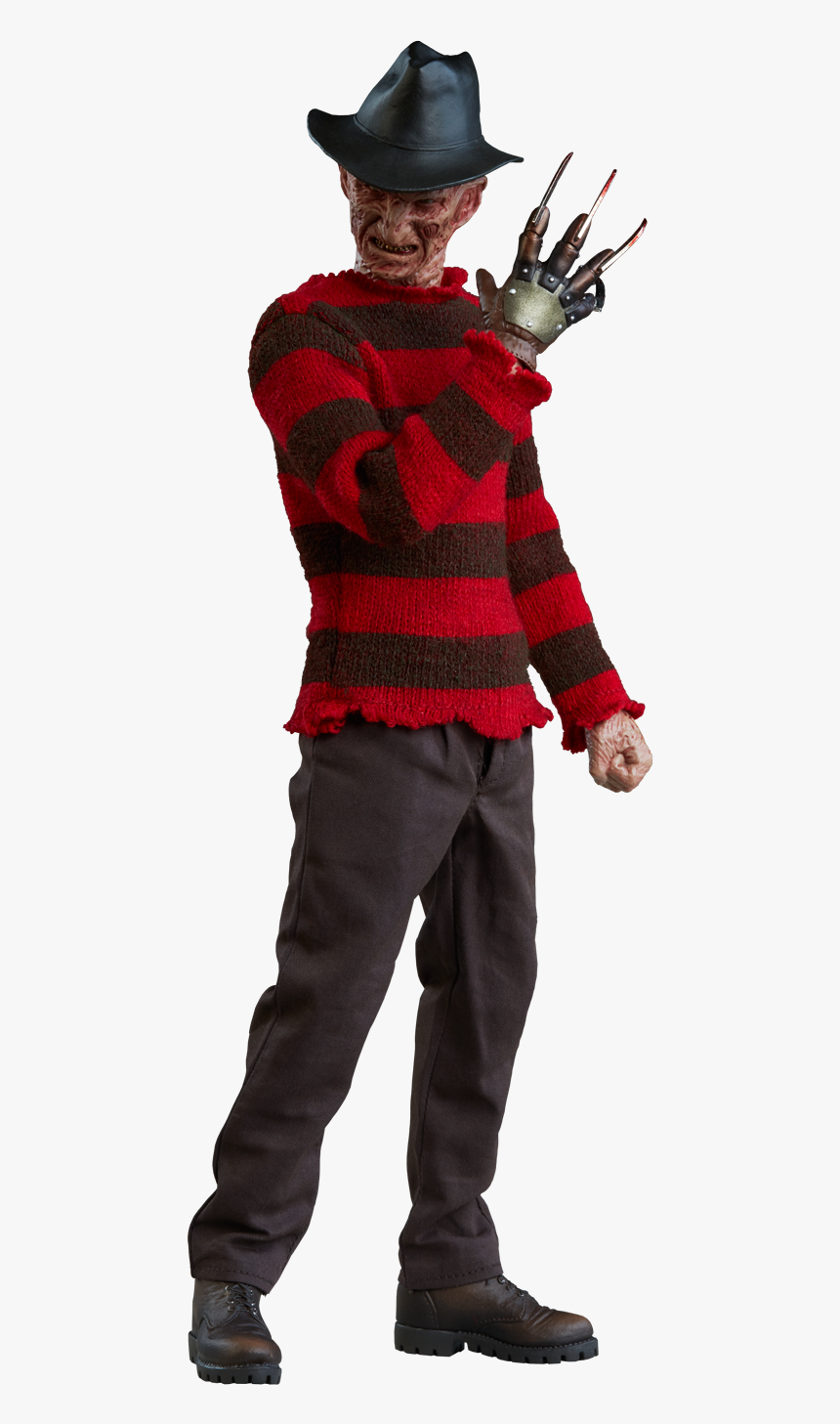 Freddy Krueger Sixth Scale Figure - Transparent Freddy Krueger Png, Png Download, Free Download