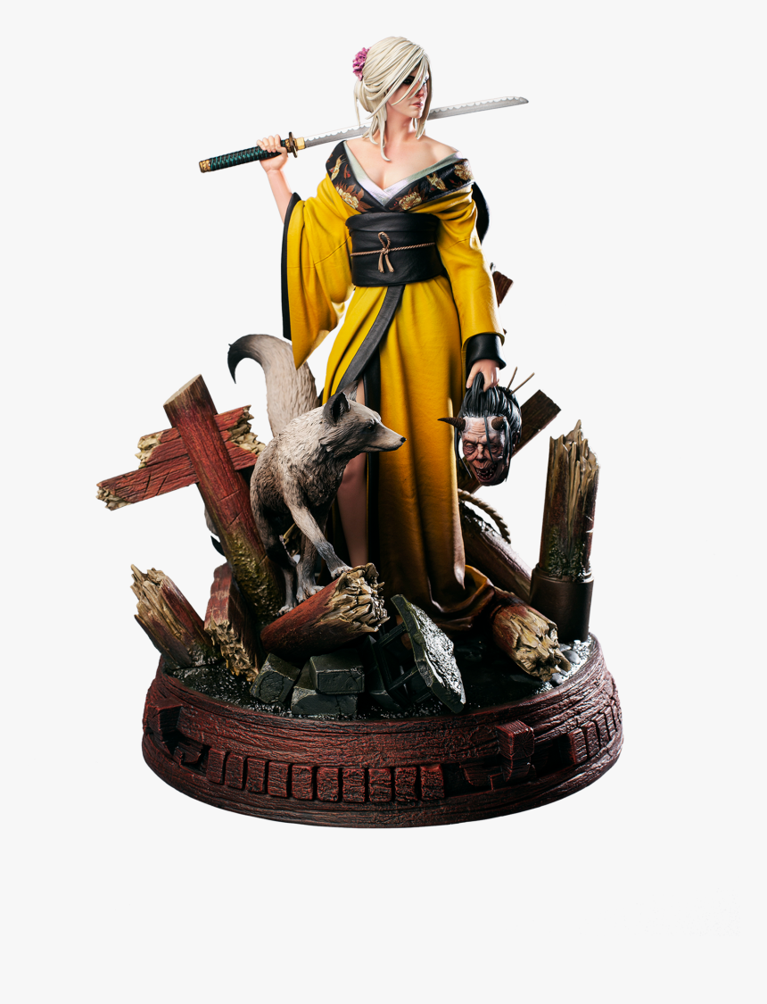 Ciri And The Kitsune Figure, HD Png Download, Free Download