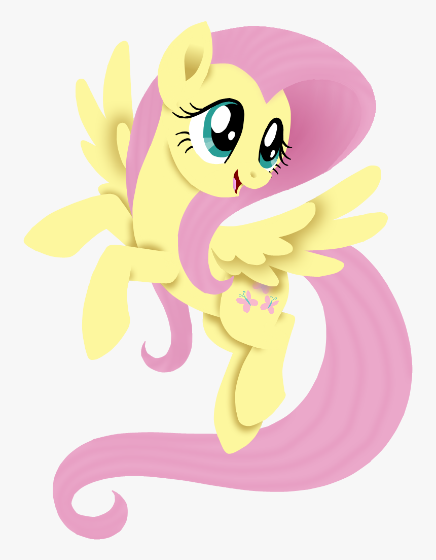 Fluttershy Little Pony Characters, HD Png Download, Free Download