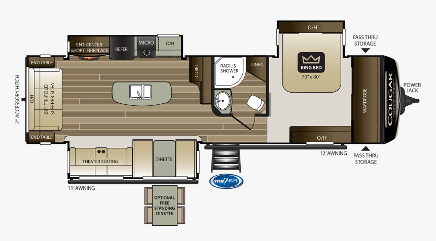 2020 Keystone Cougar 32rli, HD Png Download, Free Download