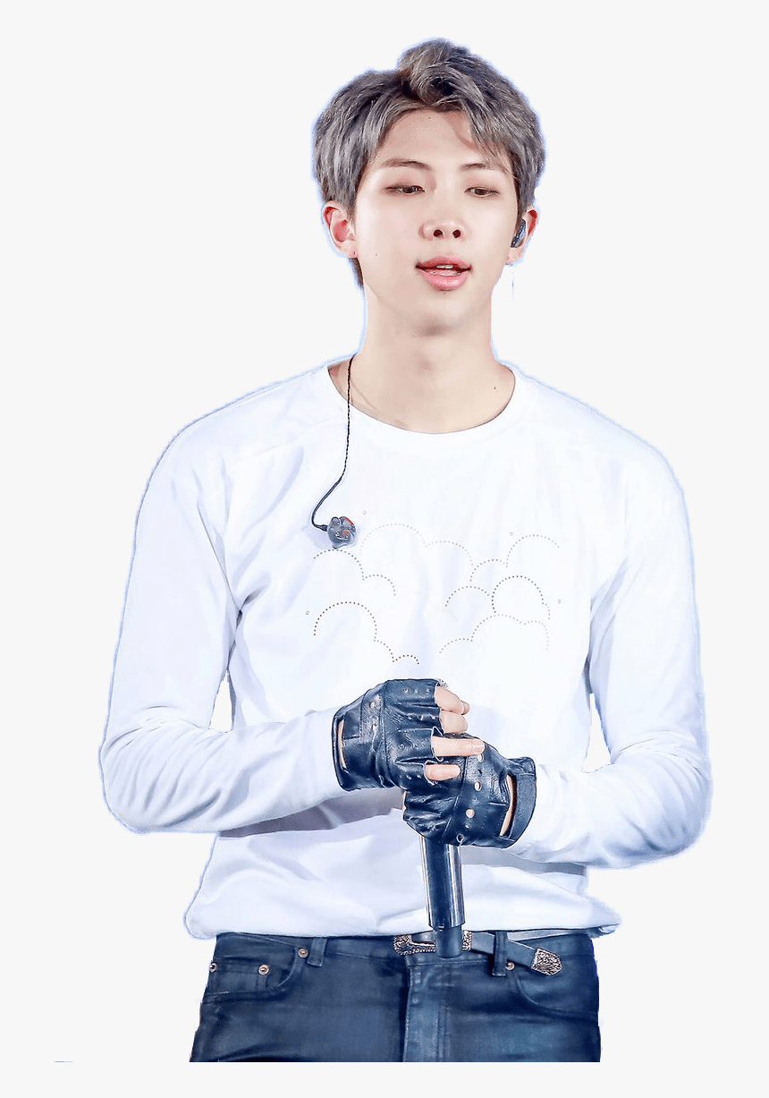 Bts Rm Rap Monster Kimnamjoon Kim Namjoon Bangtan Kpop - Rm In White Shirt, HD Png Download, Free Download