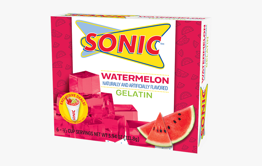Sonic Watermelon Gelatin - Sonic Cherry Limeade Jello, HD Png Download, Free Download