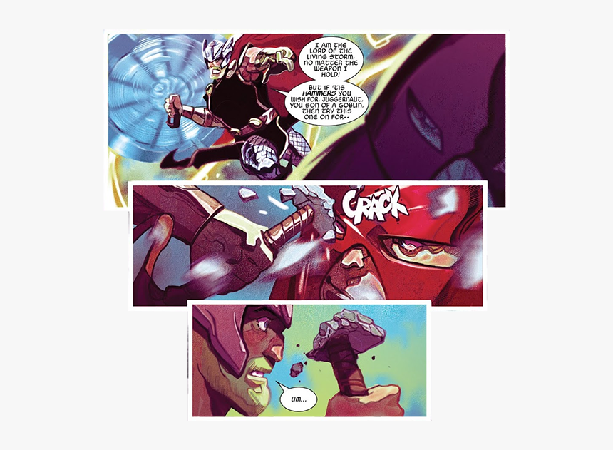 Thor 1 Panel - Thor Vs Juggernaut 2018, HD Png Download, Free Download