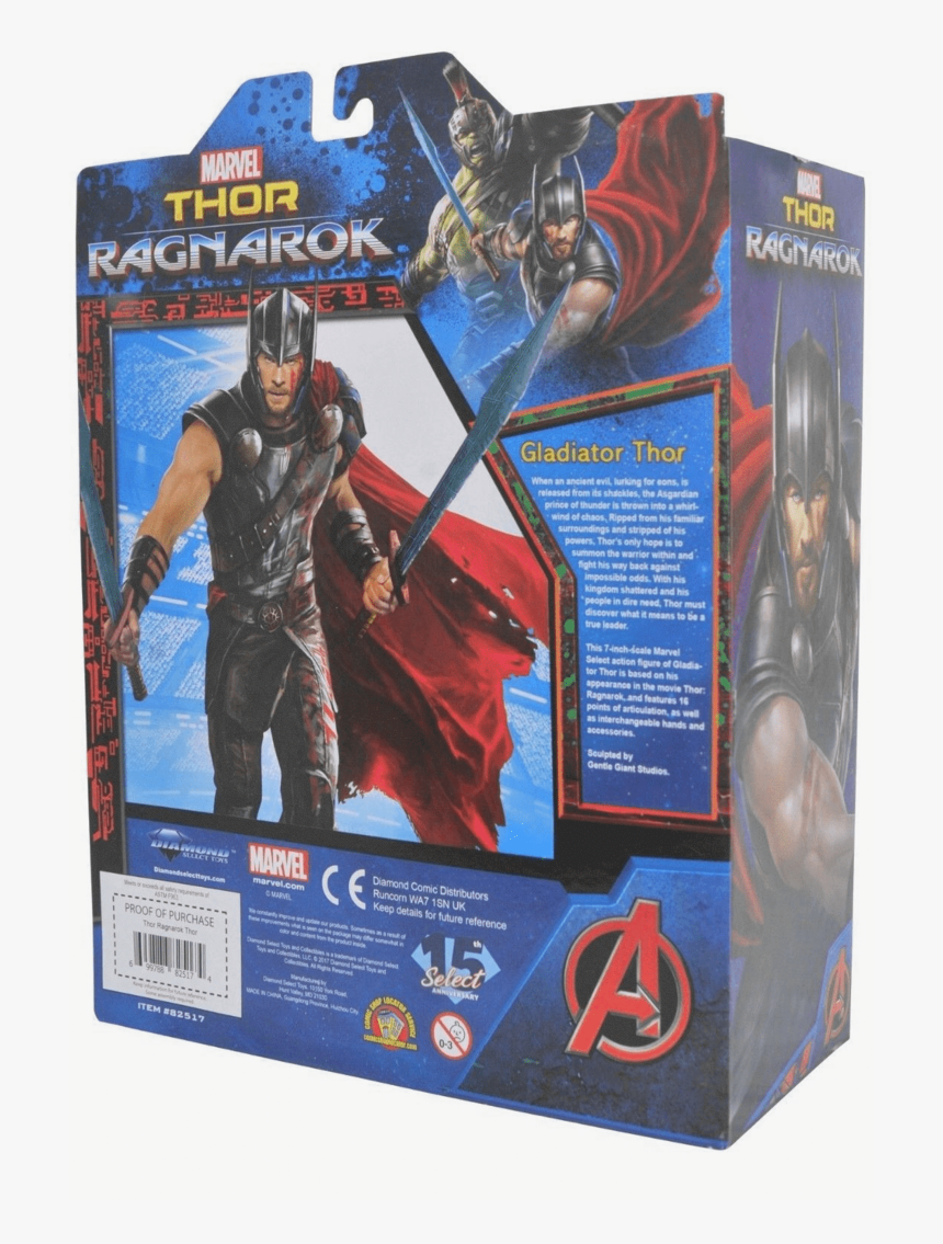 Marvel Select Thor Ragnarok Gladiator Thor, HD Png Download, Free Download