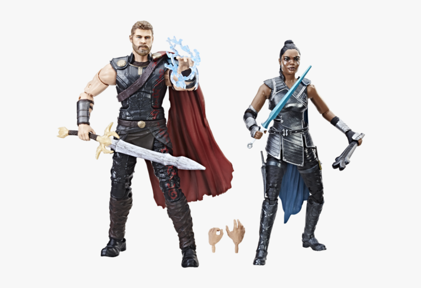 Thor Ragnarok Marvel Legends Valkyrie And Thor Exclusive - Thor Ragnarok Marvel Legends Valkyrie, HD Png Download, Free Download