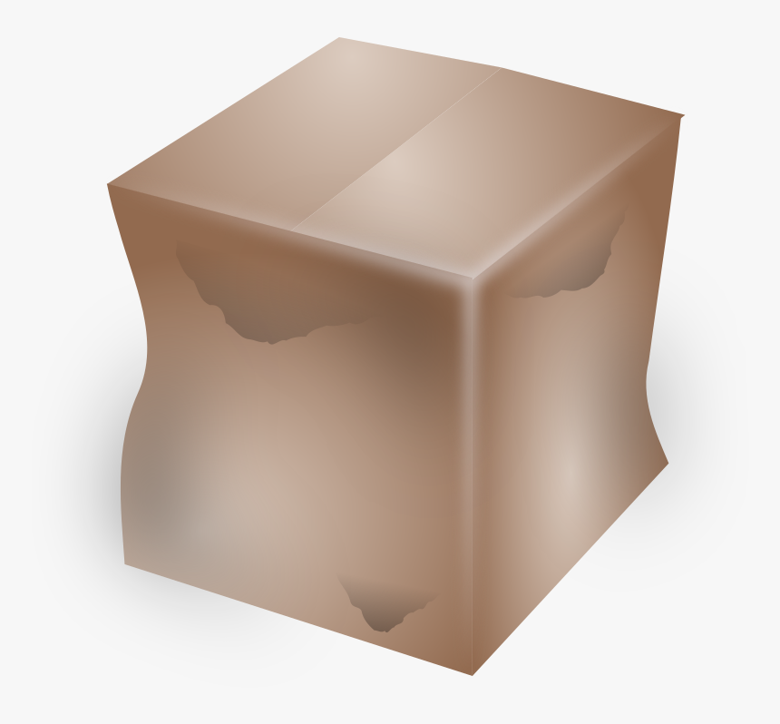 Dirty Cardboard Box - Cardboard, HD Png Download, Free Download